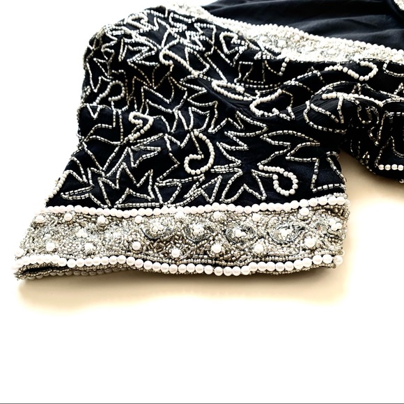 SILK BEADED BLOUSE - Picture 2 of 7